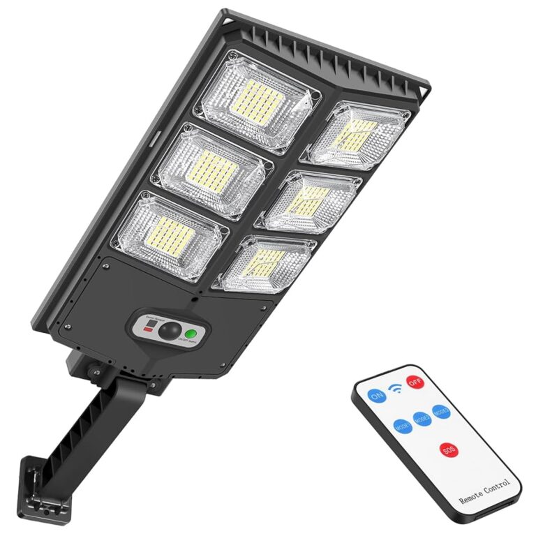 150W Solar Lights for Outside, 8000LM Led Solar Wall Light Motion Sensor with Remote Control, 3 Modes Solar Flood Lights Lamp Outdoor for Yard, Garden, Path, Parking lot - IP65 Waterproof