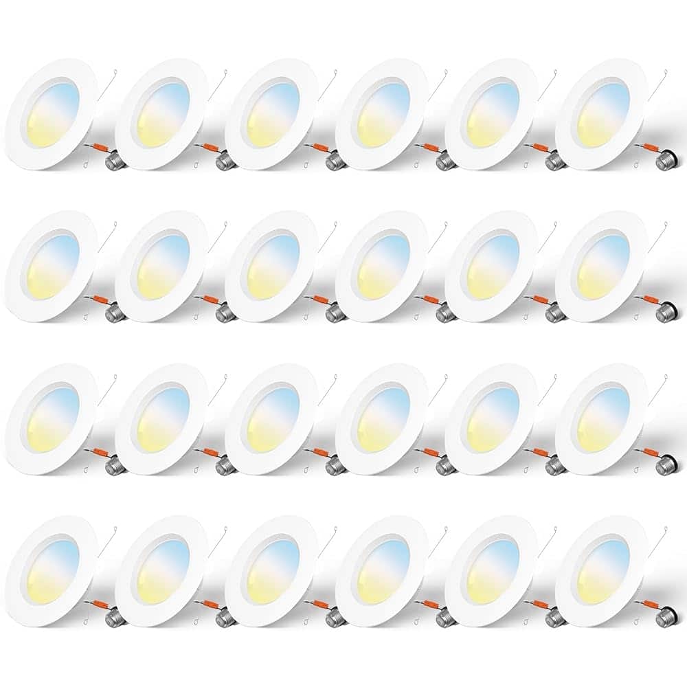 Amico 24 Pack Dimmable LED Recessed Lighting