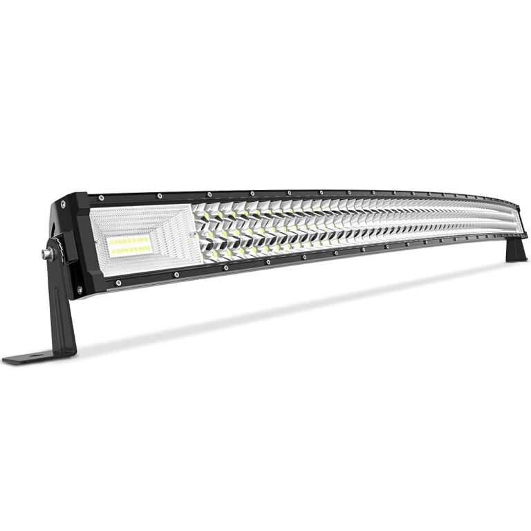 AUTOSAVER88 LED Light Bar Curved, 50 Inch Curved LED Light Bar Triple Row, 7D Brighter Chip Off Road Driving Light for Trucks, ATV, UTV, Jeep, Boat, Pickup