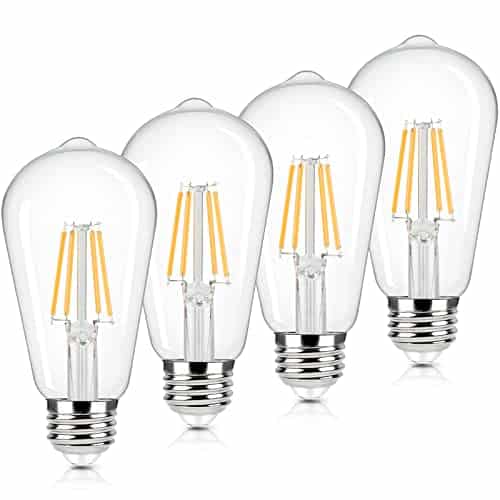 How to compare LED filament bulbs to traditional incandescent bulbs?