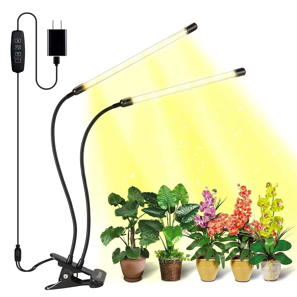 bseah Indoor Plant Grow Light: Full Spectrum, Dimmable, Timer