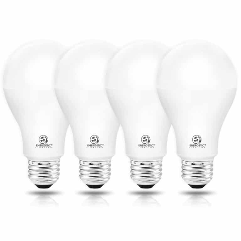 Energetic LED Bulbs 150 Watt Equivalent, 2600LM Super Bright Light Bulbs, Daylight 5000K, Dimmable A21 LED Bulb, E26 Standard Base, UL Listed, Damp Rated, 4 Pack