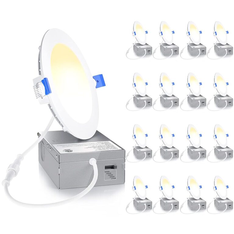 Ensenior 16 Pack Ultra-Thin LED Recessed Lighting