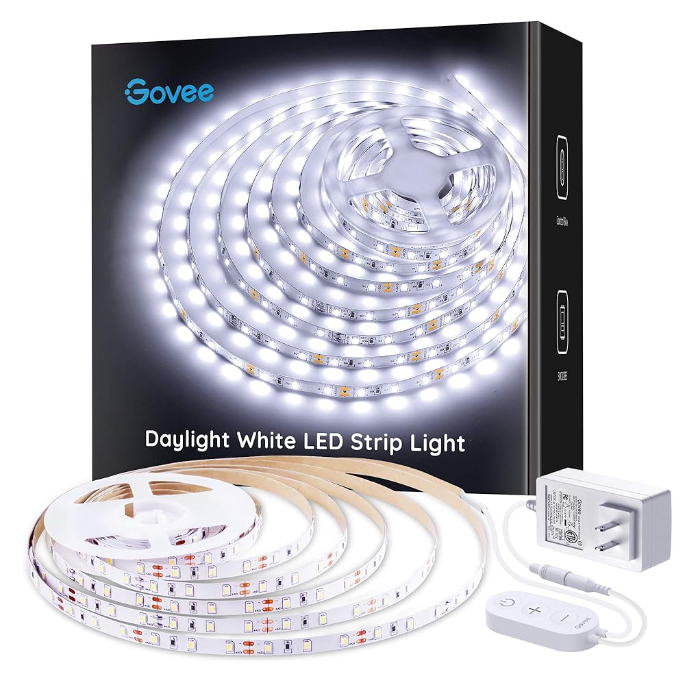 Govee 16.4ft Daylight White LED Strip Lights