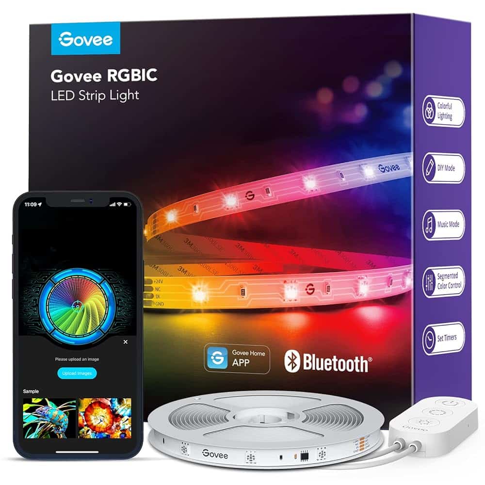 Govee RGBIC LED Strip Lights H617A – Vibrant and Versatile Color-Changing Lighting