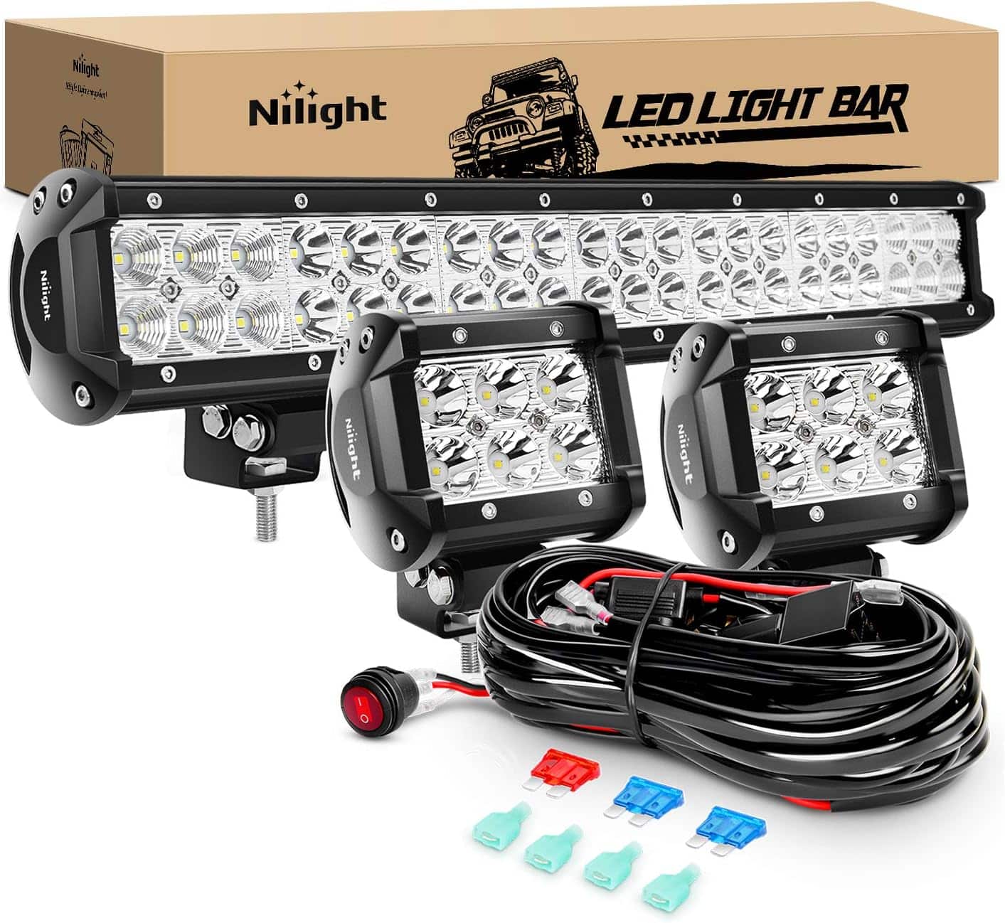 Nilight – ZH002 20Inch 126W Spot Flood Combo review