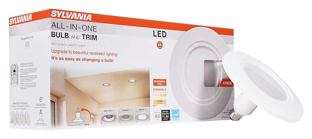 Sylvania 6" LED Recessed Lighting - 4 Pack