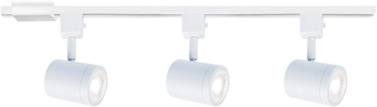WAC Lighting, Charge LED 10W Energy Star 3 Light Track Kit with Floating Canopy Feed and 4Ft Track with End Caps 3000K in White