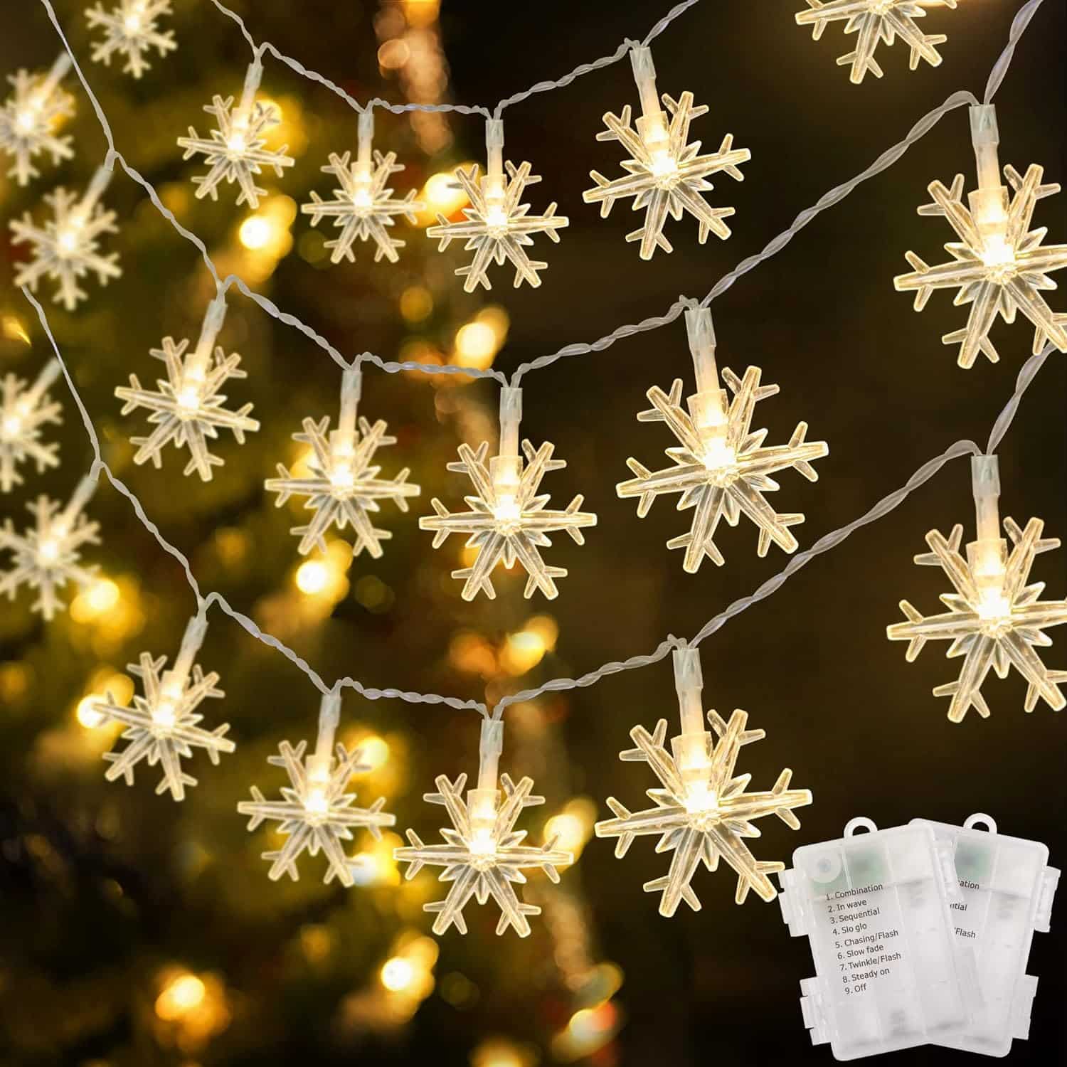 WATERGLIDE 2 Pack Christmas Snowflakes Lights Review