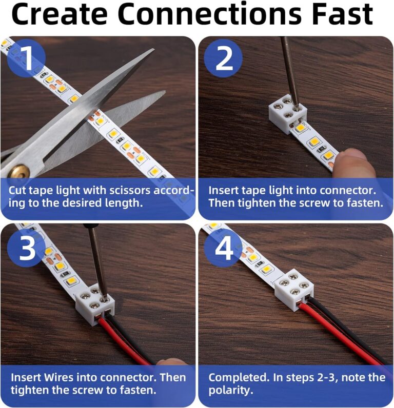 40 PCS Led Strip Connectors Review