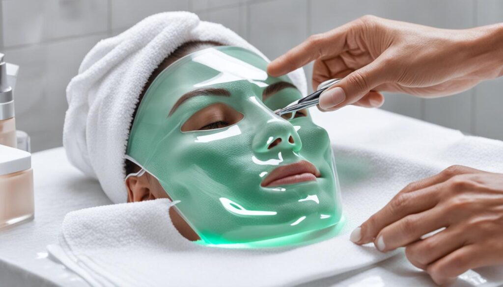 LED face mask care and maintenance