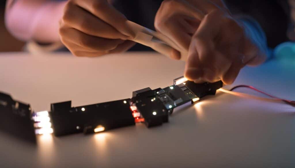 LED strip connectors