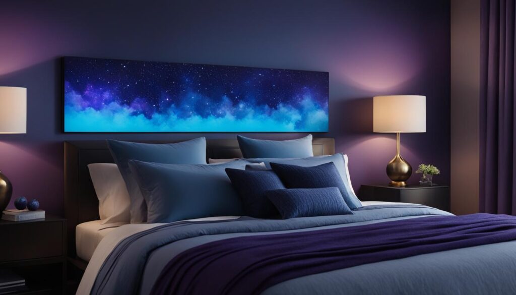 Soothing LED light colors for sleep