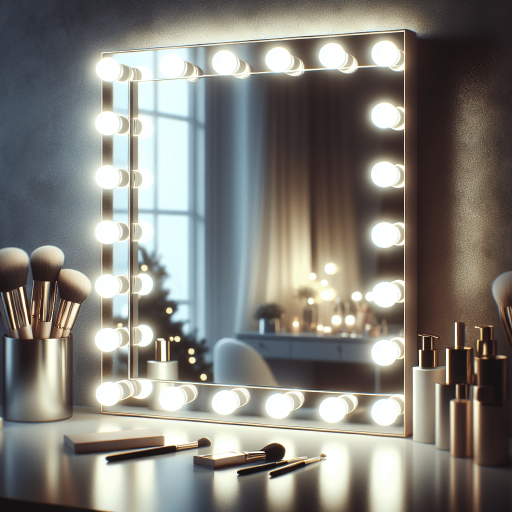 BESTCAN Wireless Vanity Lights for Mirror，Rechargeable Battery Operated Mirror Lights，Adjustable Brightness  Angle Makeup Light, Cordless Lights for Mirror,for Makeup Table Dressing Room Mirror