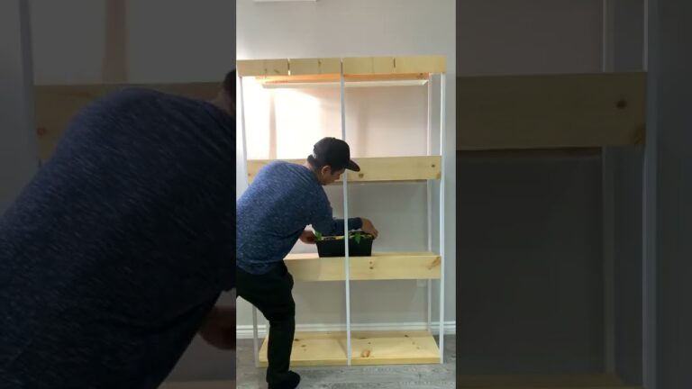 Creating an Efficient DIY Grow Stand with Spider Farmer SF600 LED for Indoor Microgreens