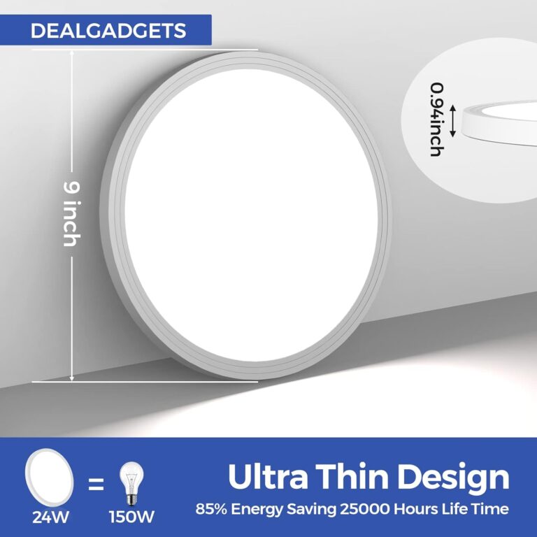 DEALGADGETS Flush Mount Ceiling Light Fixtures Review