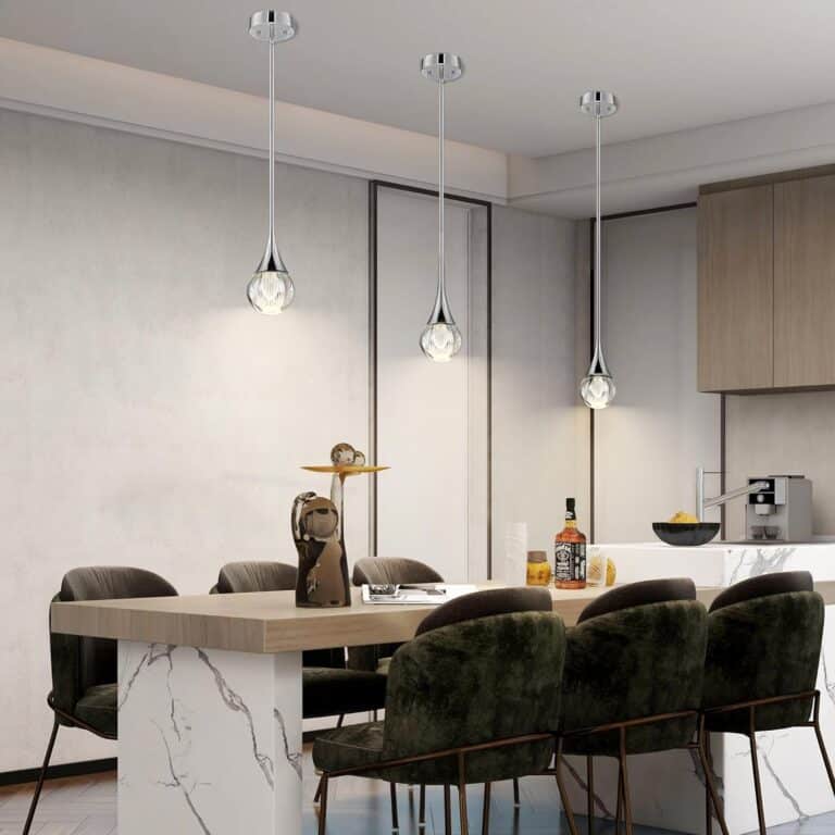 EANLOLY Crystal Pendant Light Review