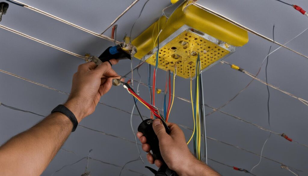 electrical wiring for canned lighting