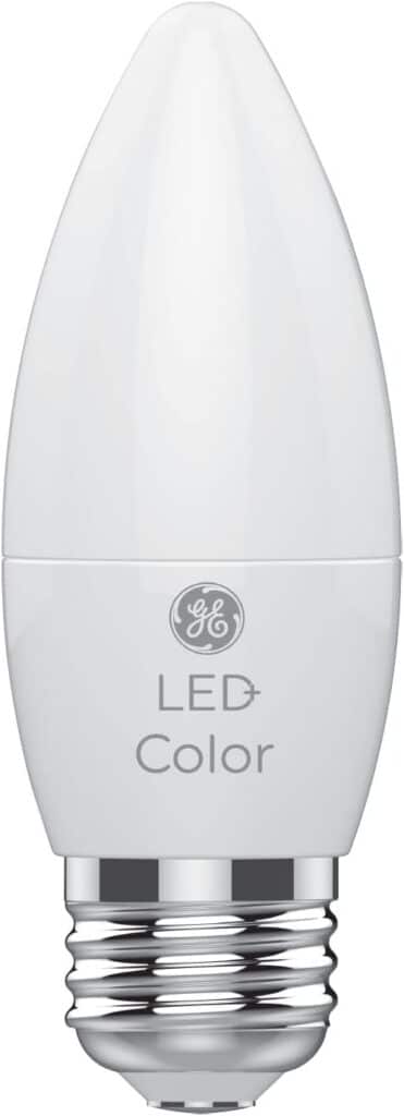 GE LED+ Color Changing LED Light Bulbs with Remote, 6W, No App or Wi-Fi Required, Decorative Bulbs, Medium Base (8 Pack)