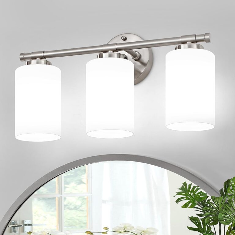 GZBEINI Brushed Nickel Bathroom Vanity Light Fixture Review