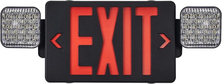 GZRUIYANG Black Housing Exit Sign Review