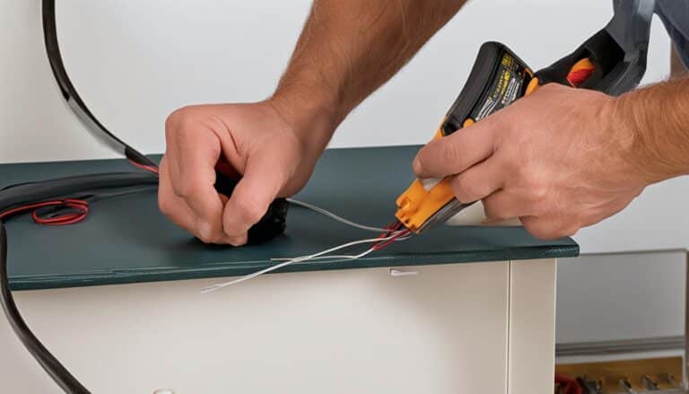 how to hide wires under cabinet lighting