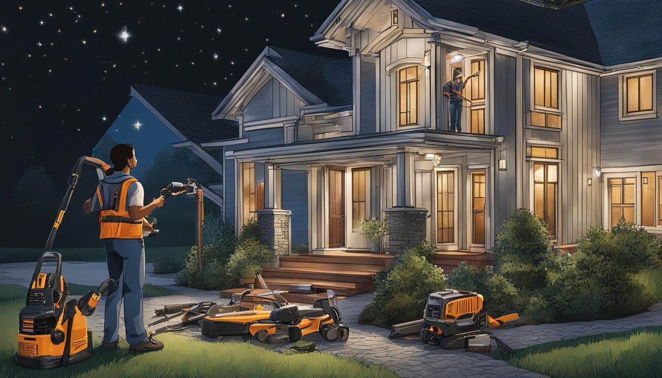how to install outdoor lighting