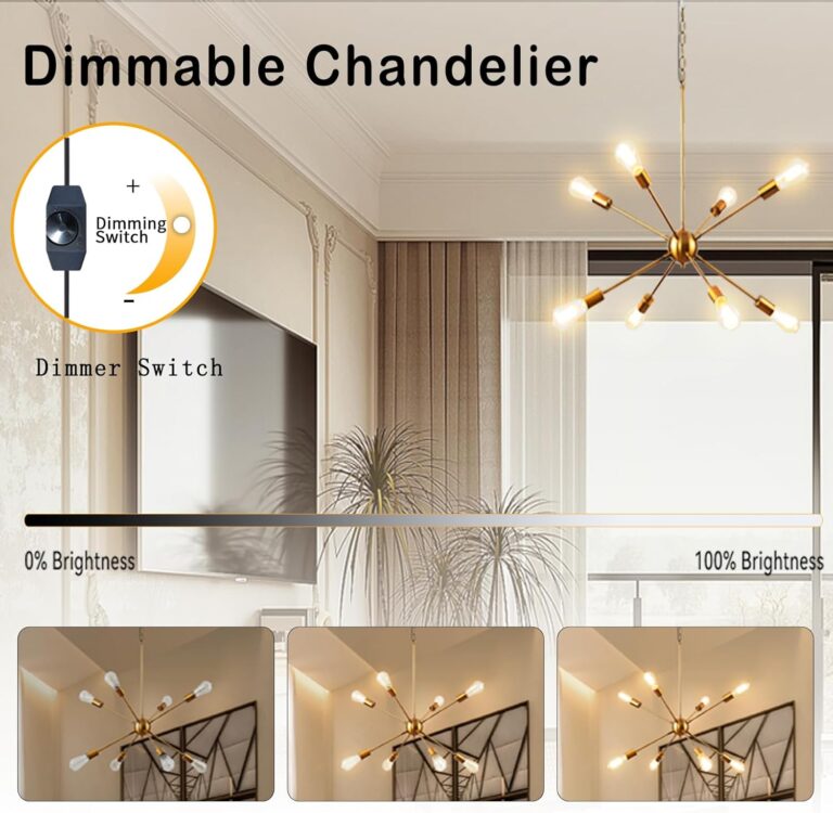 HOXIYA Plug in Chandelier Review