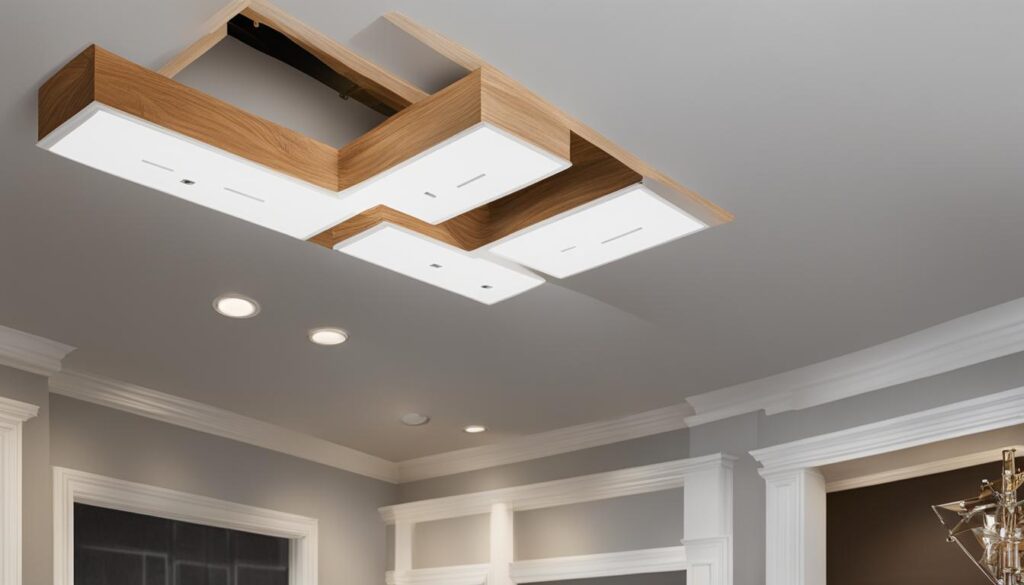 installing LED recessed lighting in a new construction