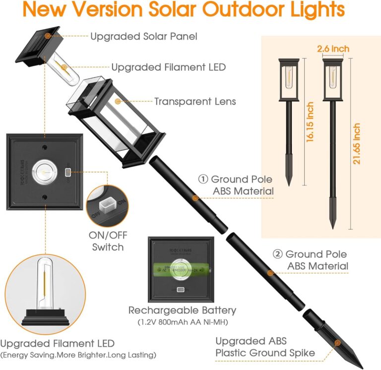 KOOPER Solar Pathway Lights Outdoor Review