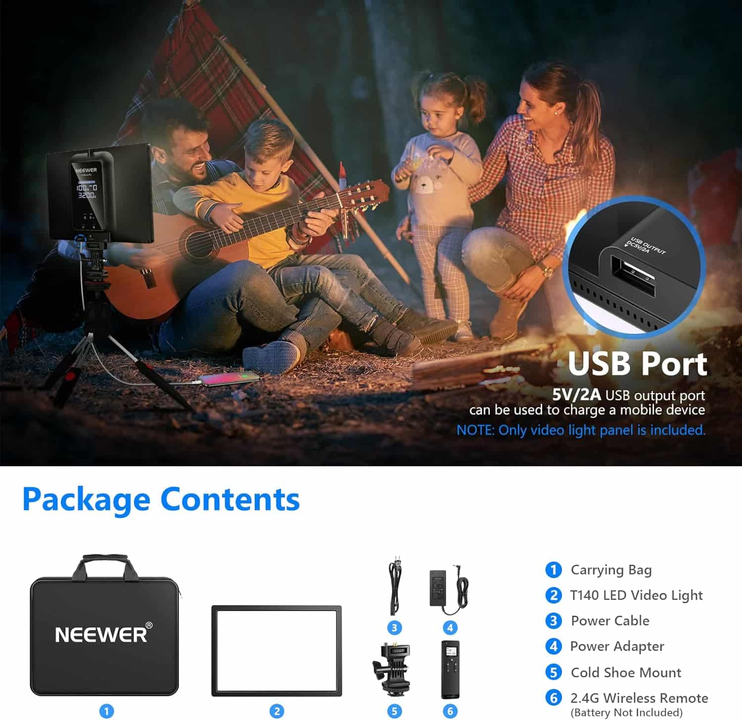 NEEWER Advanced 2.4G LED Video Light Panel Lighting Kit Review