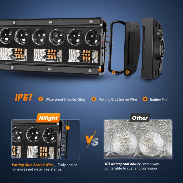 Nilight ZH017 22Inch 120W Spot Flood Combo Bar Led Off Road Lights Review