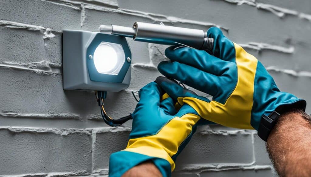 outdoor lighting safety precautions