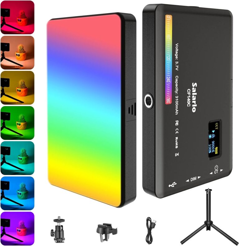 RGB Video Light Portable LED Light Panel Review
