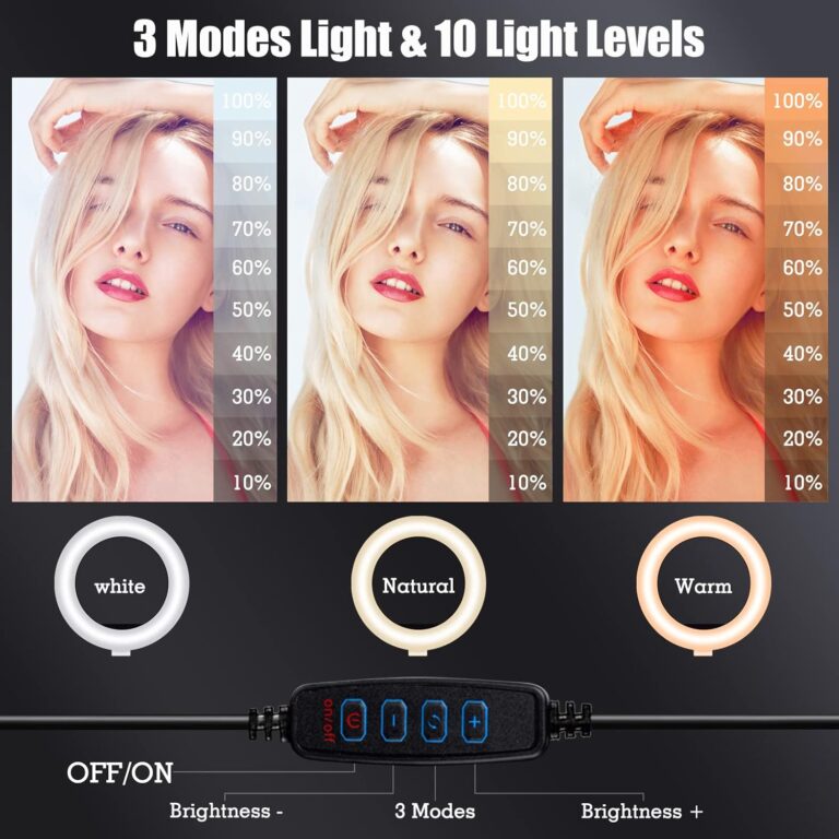 Selfie Ring Light with Stand and Phone Holder Review