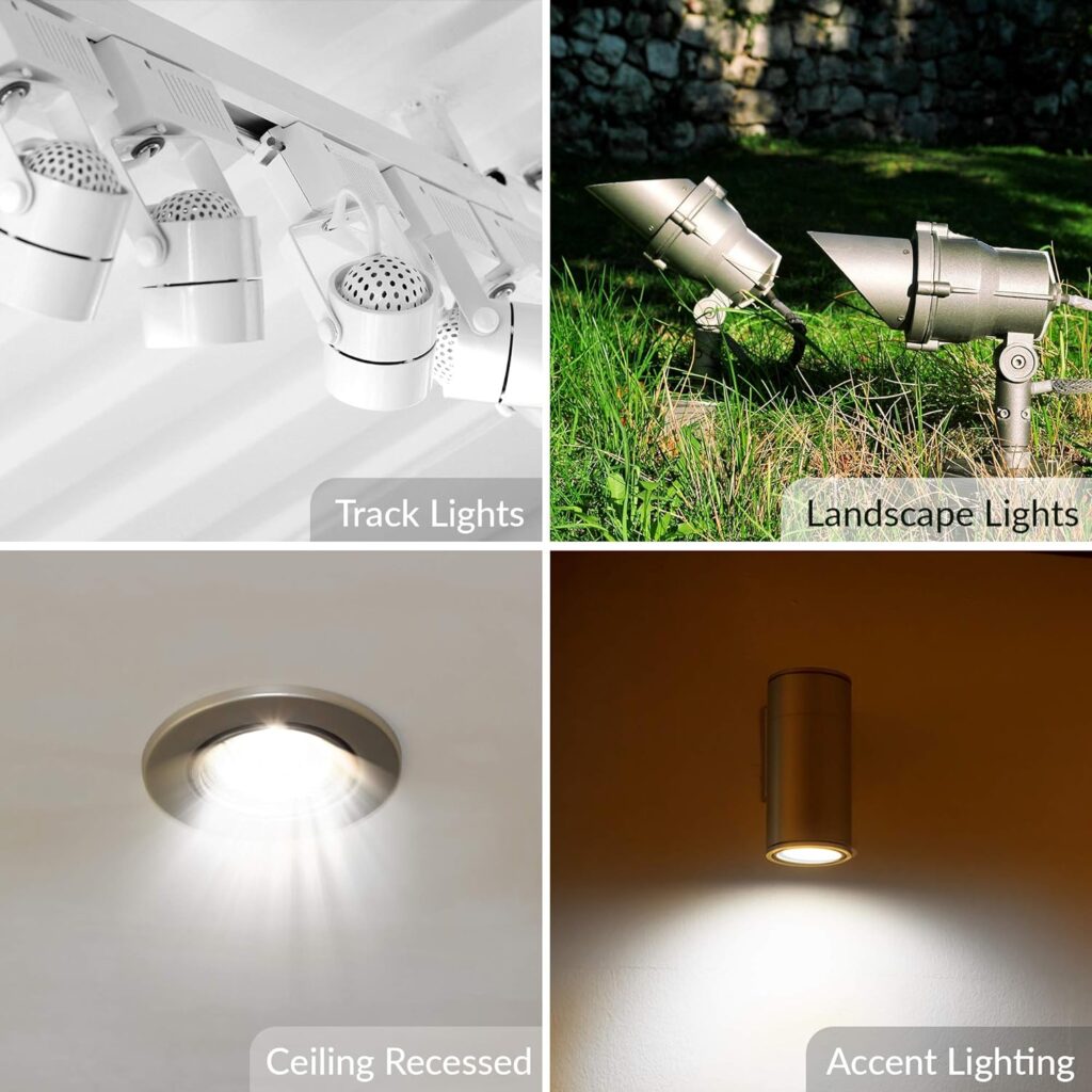 Simba Lighting LED MR16 3.5W 12V Light Bulb (6 Pack) 20W Halogen Spotlight Replacement for Landscape, Accent, Track Lights, Desk Lamps, BAB C, GU5.3 Bipin Base, 2700K Warm White, Not Dimmable