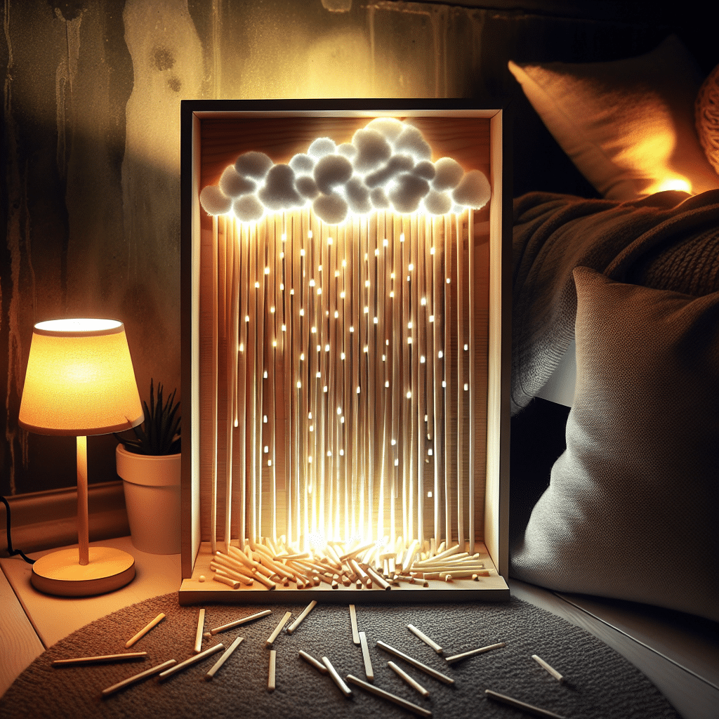Transforming Glue Sticks Into Rain  Storm Lamp | DIY Project