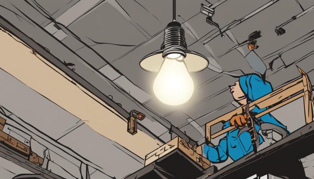 troubleshooting ceiling lighting installation
