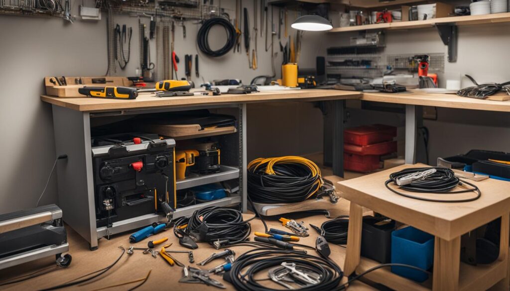 under cabinet lighting materials and tools