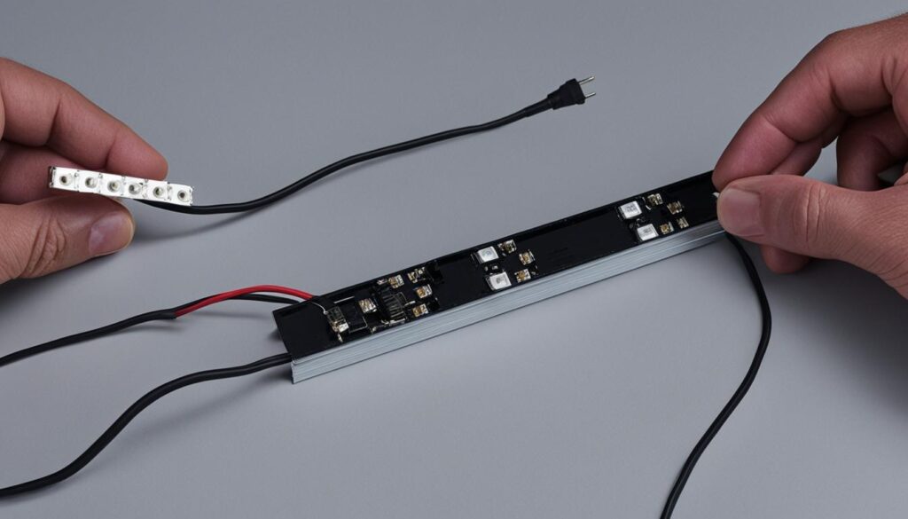 using connectors for LED light strips
