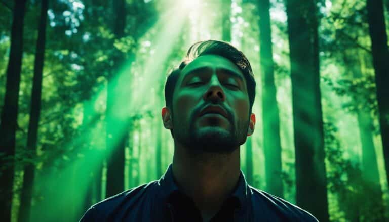 what color led light helps with headaches