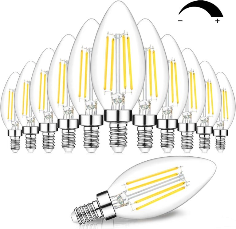 12-Pack Dimmable LED Candelabra Bulbs Review