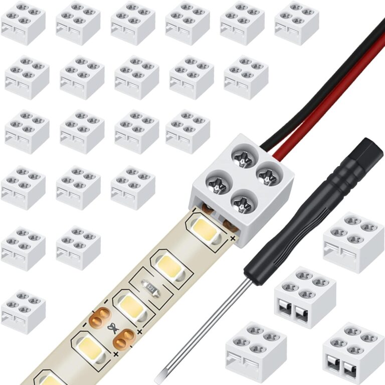 25 Pack Solderless LED Tape Light Connector Review