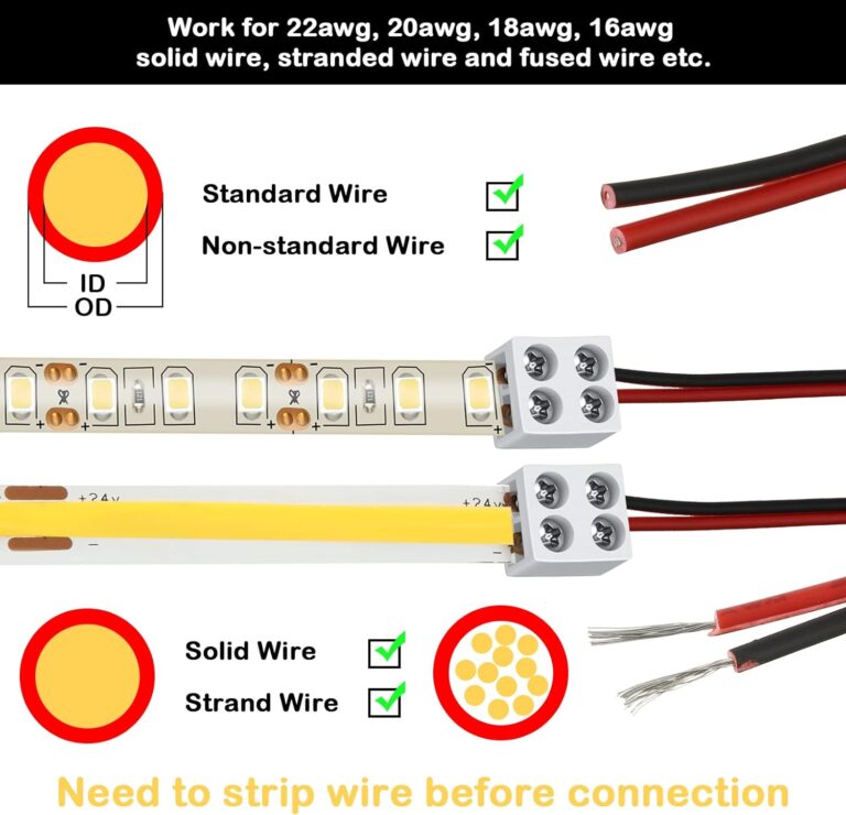 25 Pack Solderless LED Tape Light Connector Review
