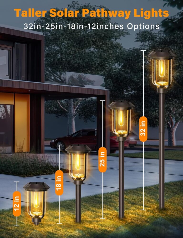 2LED Bright Solar Pathway Lights Outdoor Review