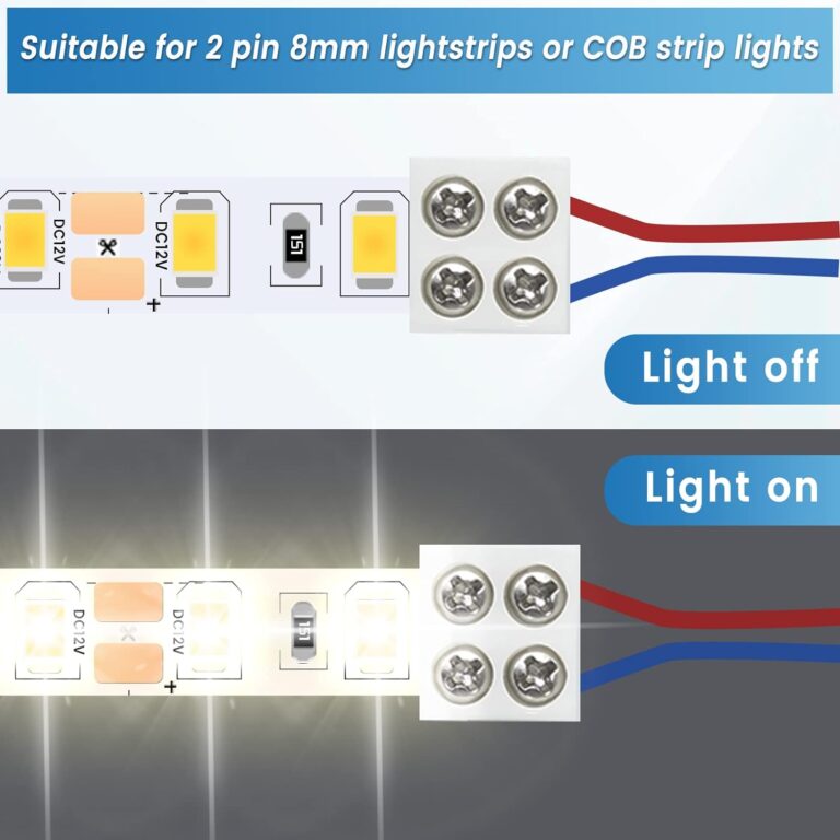 30 Pcs LED Tape Light Connectors Solderless LED Light Strip Connectors Review