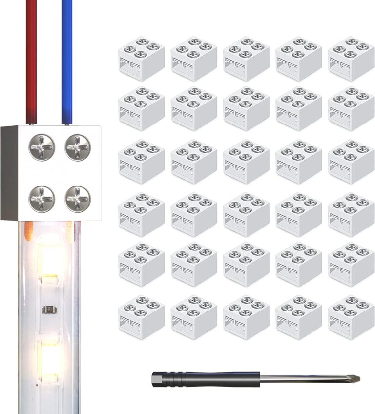 30 Pcs Solderless LED Light Strip Connectors Review