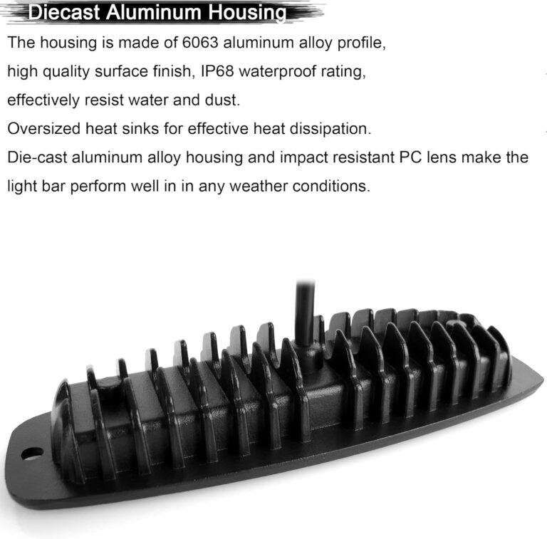 7 Inch Car Flush Mount Led Bar Light Led Pods 12V 24V White Review