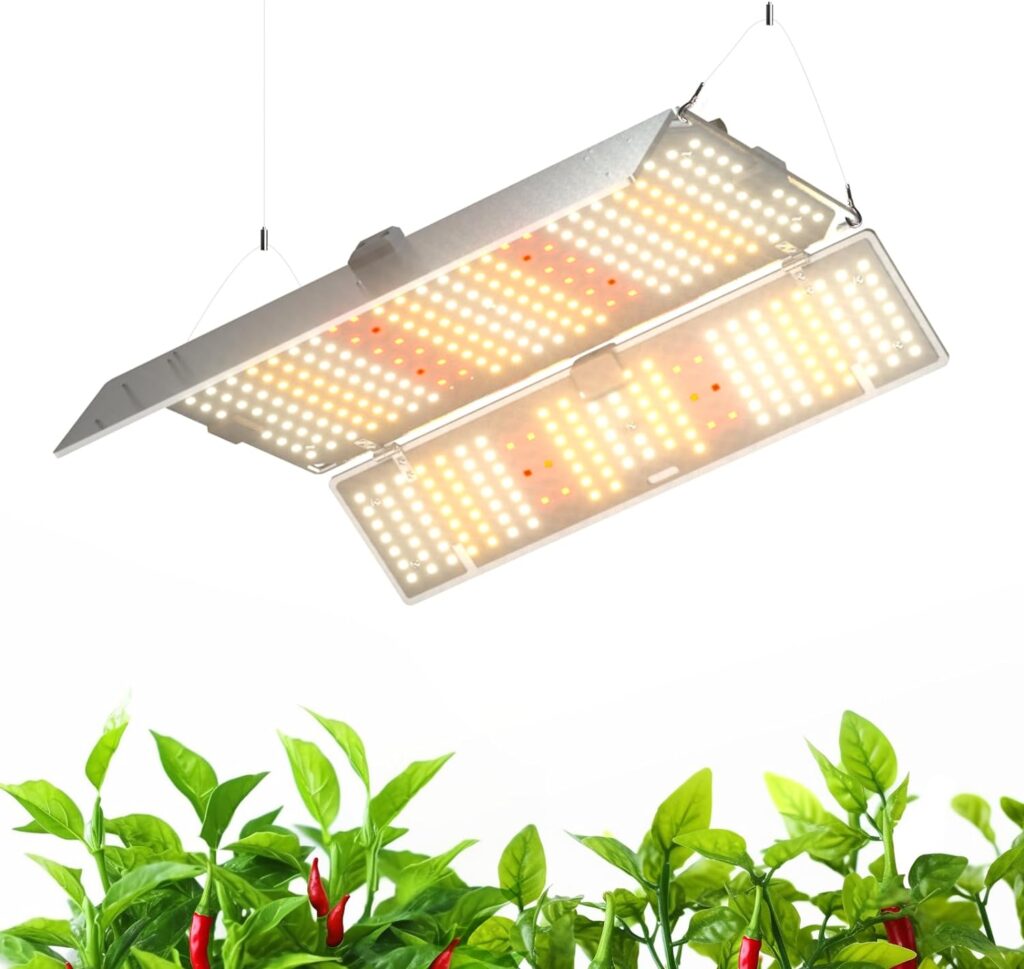 Barrina BU2000 LED Grow Light, Full Spectrum with IR, 4x4FT Coverage, Dimmable, Adjustable Light Panel, 816 LEDs, High PPFD, Plant Grow Light for Indoor Plants Seedling Growing Flowering Fruiting