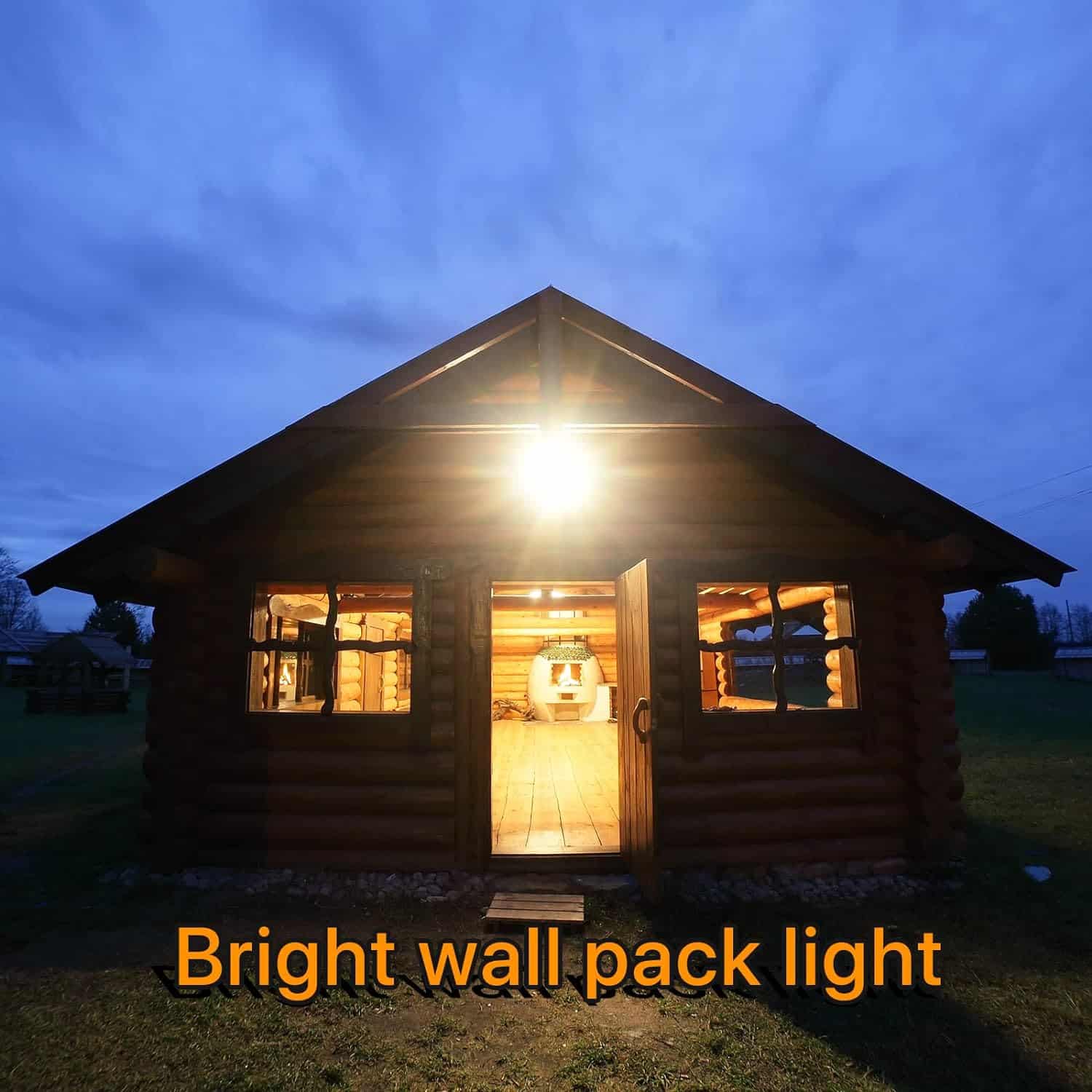 Demilare 120W LED Wall Pack Light with Dusk to Dawn Photocell, 14400lm Easy to Install Wall Pack Light IP65 Waterproof, 5000K Security light AC100-277V Commercial Lighting for Barn, Yard, Factory